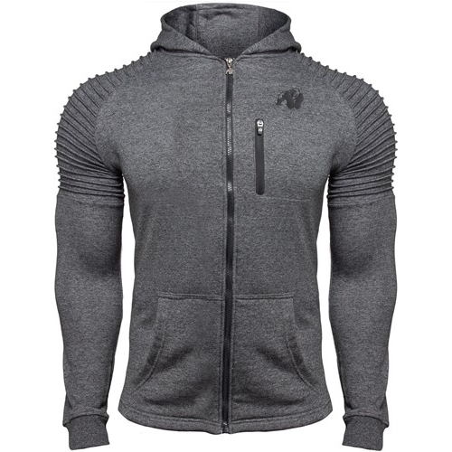 Delta Zipped Hoodie - Gray 6 Delta Zipped Hoodie - Gray 6