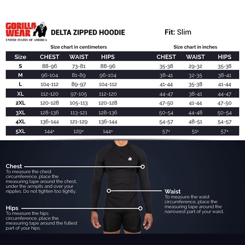 Delta Zipped Hoodie - Gray 8 Delta Zipped Hoodie - Gray 8