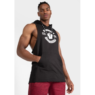 Lawrence Hooded Tank Top - Black 4