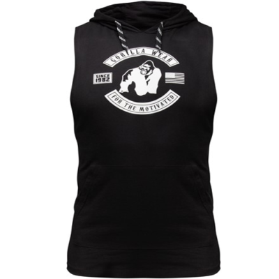 Lawrence Hooded Tank Top - Black 6