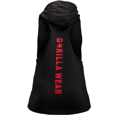 Lawrence Hooded Tank Top - Black 7