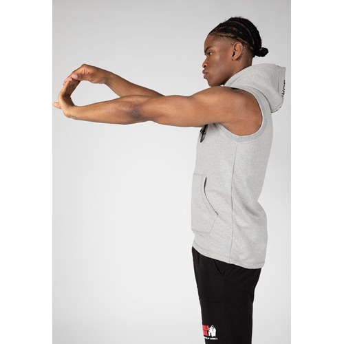 Lincoln Sleeveless Hoodie - Gray 4 Lincoln Sleeveless Hoodie - Gray 4