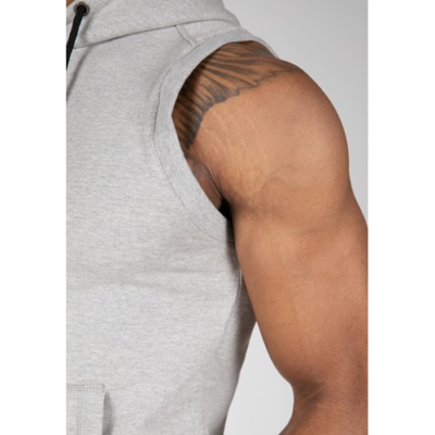 Lincoln Sleeveless Hoodie - Gray 5 Lincoln Sleeveless Hoodie - Gray 5