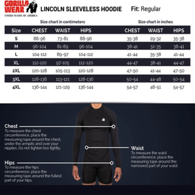 Lincoln Sleeveless Hoodie - Gray 8 Lincoln Sleeveless Hoodie - Gray 8