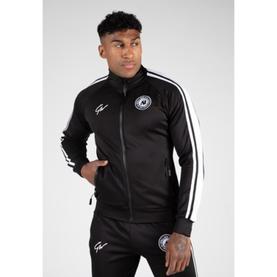 MUSCLEFORCE-RecoveredStratford Track Jacket - Black 1 MUSCLEFORCE-RecoveredStratford Track Jacket - Black 1