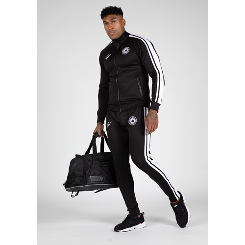 MUSCLEFORCE-RecoveredStratford Track Jacket - Black 3 MUSCLEFORCE-RecoveredStratford Track Jacket - Black 3