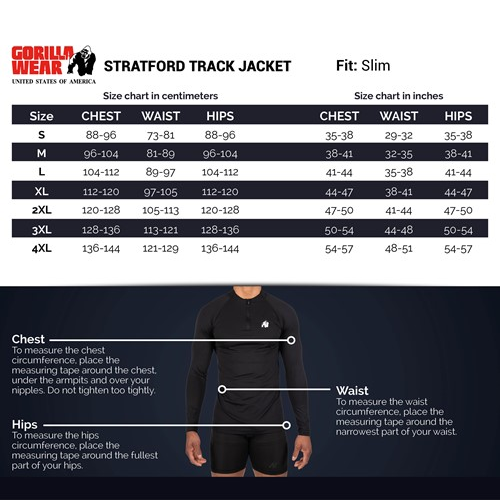MUSCLEFORCE-RecoveredStratford Track Jacket - Black 8 MUSCLEFORCE-RecoveredStratford Track Jacket - Black 8