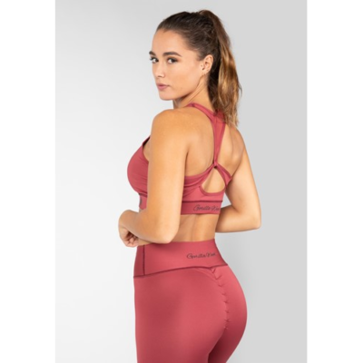 Meta Sports Bra - Burgundy Red 2