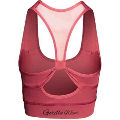 Meta Sports Bra - Burgundy Red 7