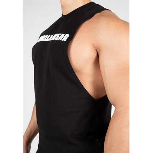 Milo Drop Armhole Tank Top - Black 5 Milo Drop Armhole Tank Top - Black 5