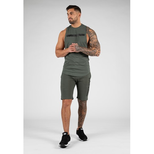 Milo Drop Armhole Tank Top - Green 3 Milo Drop Armhole Tank Top - Green 3