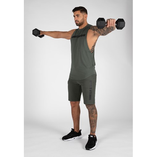 Milo Drop Armhole Tank Top - Green 4 Milo Drop Armhole Tank Top - Green 4