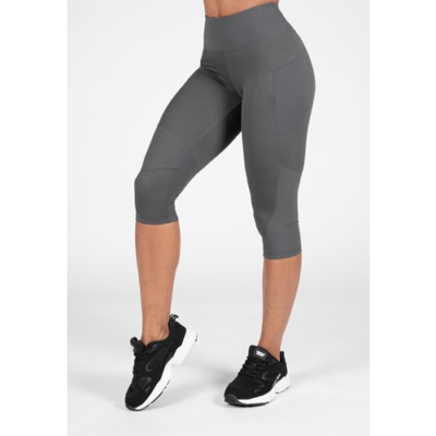 Monroe Cropped Leggings - Gray 1