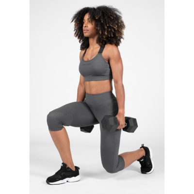 Monroe Cropped Leggings - Gray 4