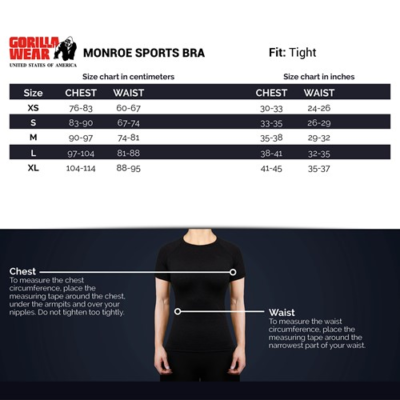 Monroe Sports Bra - Gray 8