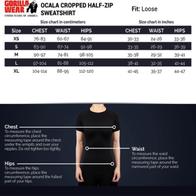 Ocala Cropped Half-Zip Sweatshirt - Black 8