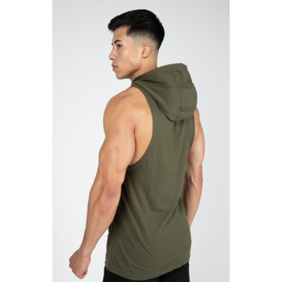 Rogers Hooded Tank Top - Army Green 2