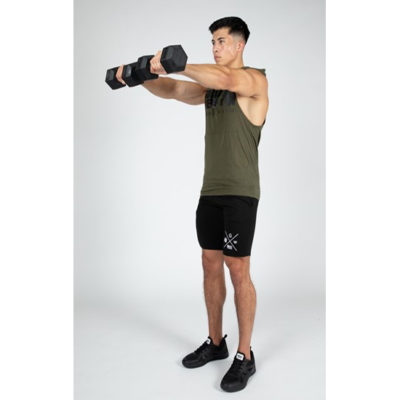 Rogers Hooded Tank Top - Army Green 3