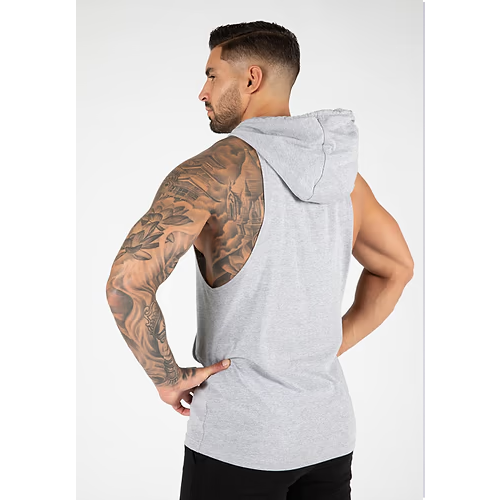 Rogers Hooded Tank Top - Gray Melange 2 Rogers Hooded Tank Top - Gray Melange 2