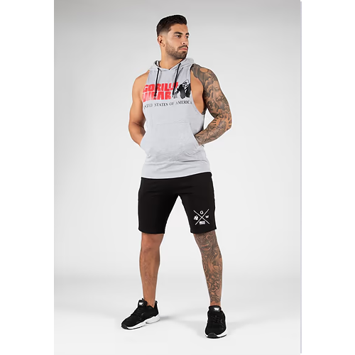 Rogers Hooded Tank Top - Gray Melange 3 Rogers Hooded Tank Top - Gray Melange 3
