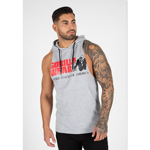 Rogers Hooded Tank Top - Gray Melange 4 Rogers Hooded Tank Top - Gray Melange 4