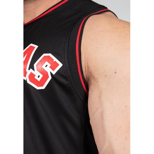 San Mateo Jersey Tank Top - Black Red 4 San Mateo Jersey Tank Top - Black Red 4