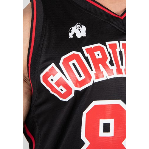San Mateo Jersey Tank Top - Black Red 5 San Mateo Jersey Tank Top - Black Red 5