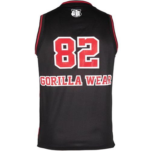 San Mateo Jersey Tank Top - Black Red 7 San Mateo Jersey Tank Top - Black Red 7
