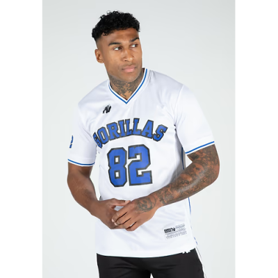 San Mateo T-Shirt - White Blue 2