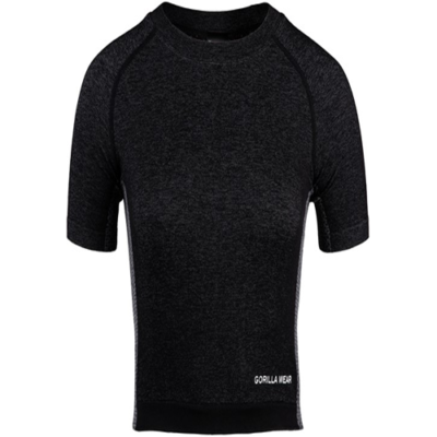 Selah Seamless Crop Top - Black 5