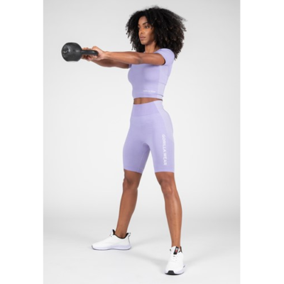 Selah Seamless Crop Top - Lilac 3
