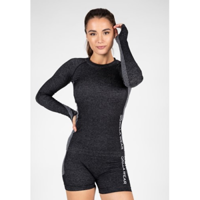 Selah Seamless Long Sleeve - Black 1 Selah Seamless Long Sleeve - Black 1