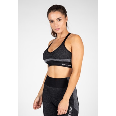 Selah Seamless Sports Bra - Black 1