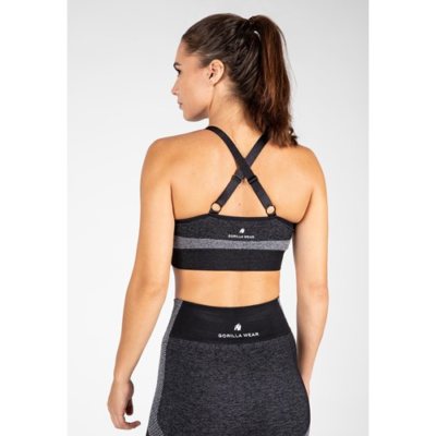 Selah Seamless Sports Bra - Black 2