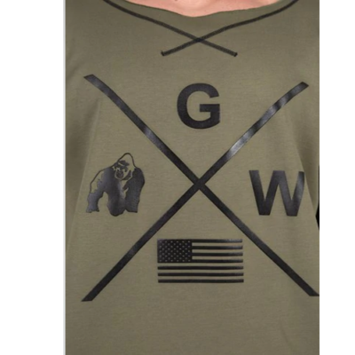 Sheldon Workout Top - Army Green 4