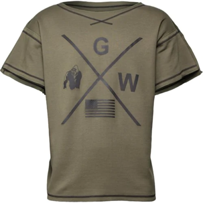 Sheldon Workout Top - Army Green 6