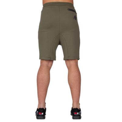 Alabama Drop Crotch Shorts - Army Green 3