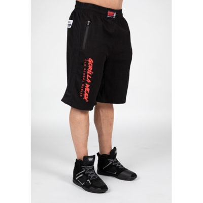 Augustine Old School Shorts - Black Red 1