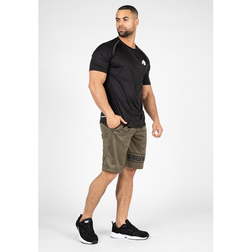 Branson Shorts - Army Green Black 4 Branson Shorts - Army Green Black 4