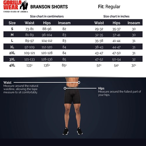 Branson Shorts - Army Green Black 6 Branson Shorts - Army Green Black 6