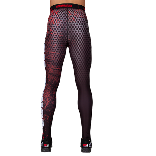 Bruce Men's Tights - Red Grey 2 Bruce Men's Tights - Red Grey 2