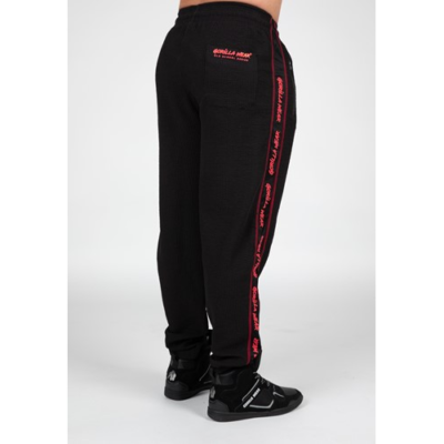 Buffalo Old School Workout Pants - Black Red 3 Buffalo Old School Workout Pants - Black Red 3