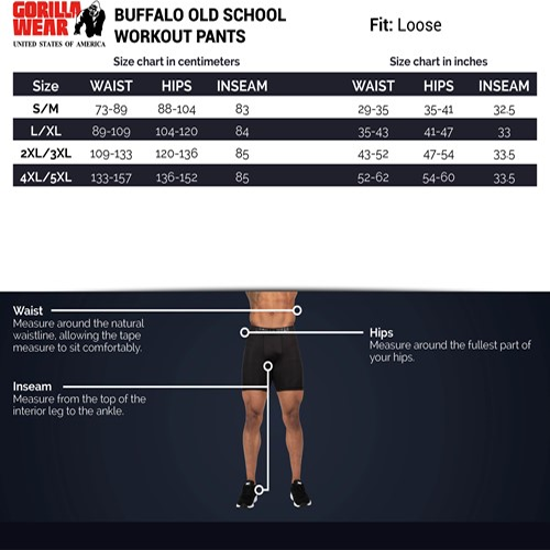 Buffalo Old School Workout Pants - Black Red 6 Buffalo Old School Workout Pants - Black Red 6