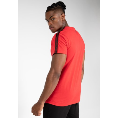 Chester T-shirt - Red Black 2