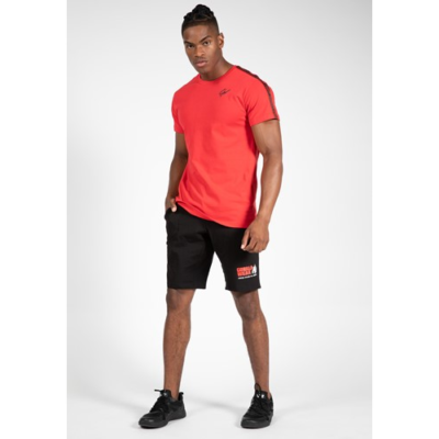 Chester T-shirt - Red Black 3