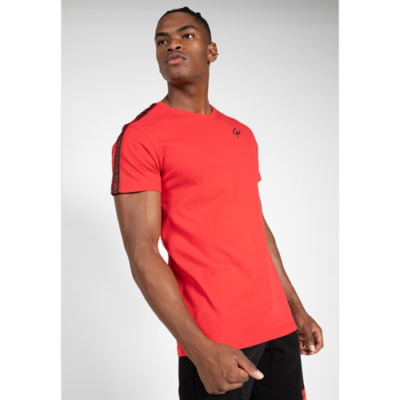 Chester T-shirt - Red Black 4