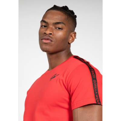 Chester T-shirt - Red Black 5