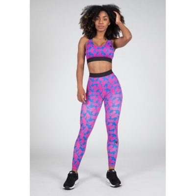 Colby Sports Bra - Blue Pink 3