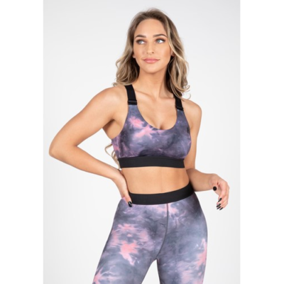 Colby Sports Bra - Gray Pink 1