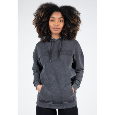 Crowley Women's Oversized Hoodie - Washed Gray 1